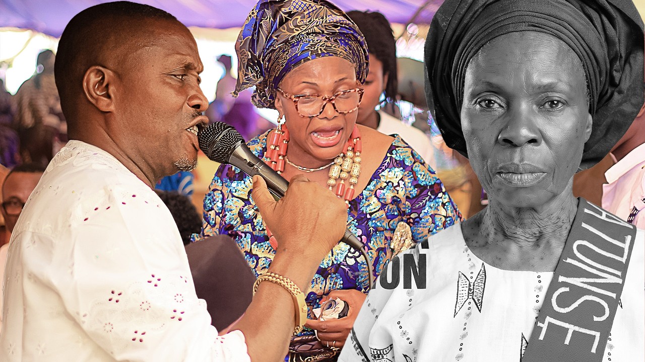 AROLE BARRISTER ENTERTAINS HON. BAR. ABIYE AND HER GUESTS AT THE BURIAL CEREMONY OF LATE MAMA ABIYE