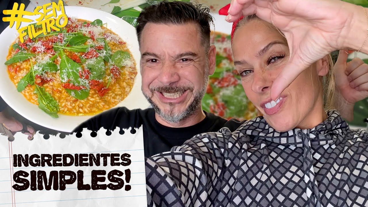 O ALE FEZ UM DOS MEUS PRATOS FAVORITOS: RISOTO DE RÚCULA E TOMATE SECO! | Adriane Galisteu