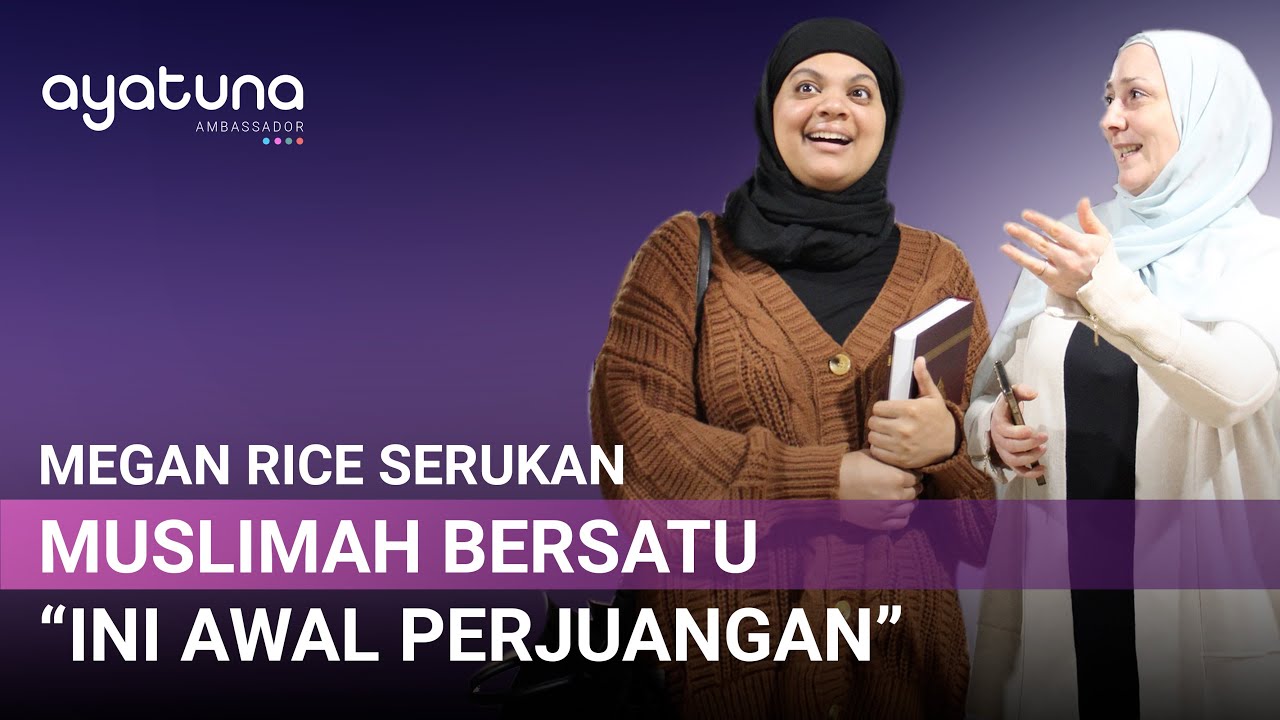 PIDATO PERTAMA MEGAN RICE, BLAK BLAKAN ALASAN MASUK ISLAM