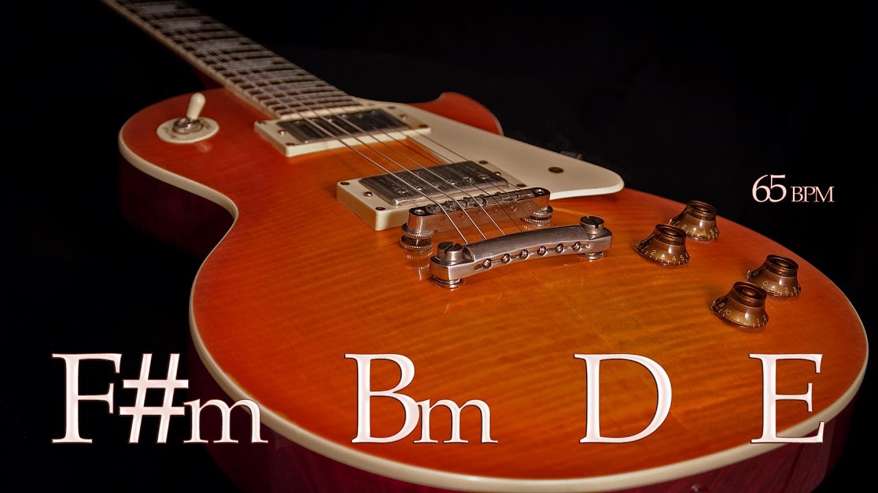 Backing Track Sad Guitar Ballad F# minor