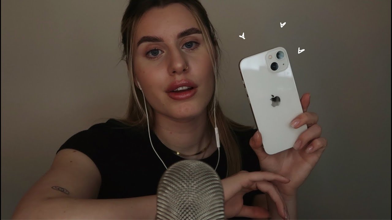 ASMR unboxing my new phone🤍