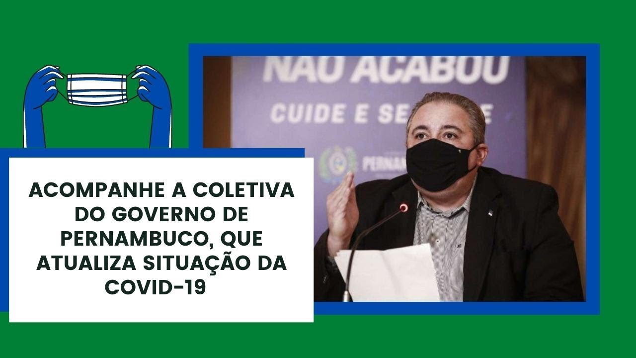 #AOVIVO | Governo de Pernambuco atualiza situação da covid-19 no Estado (25/10)