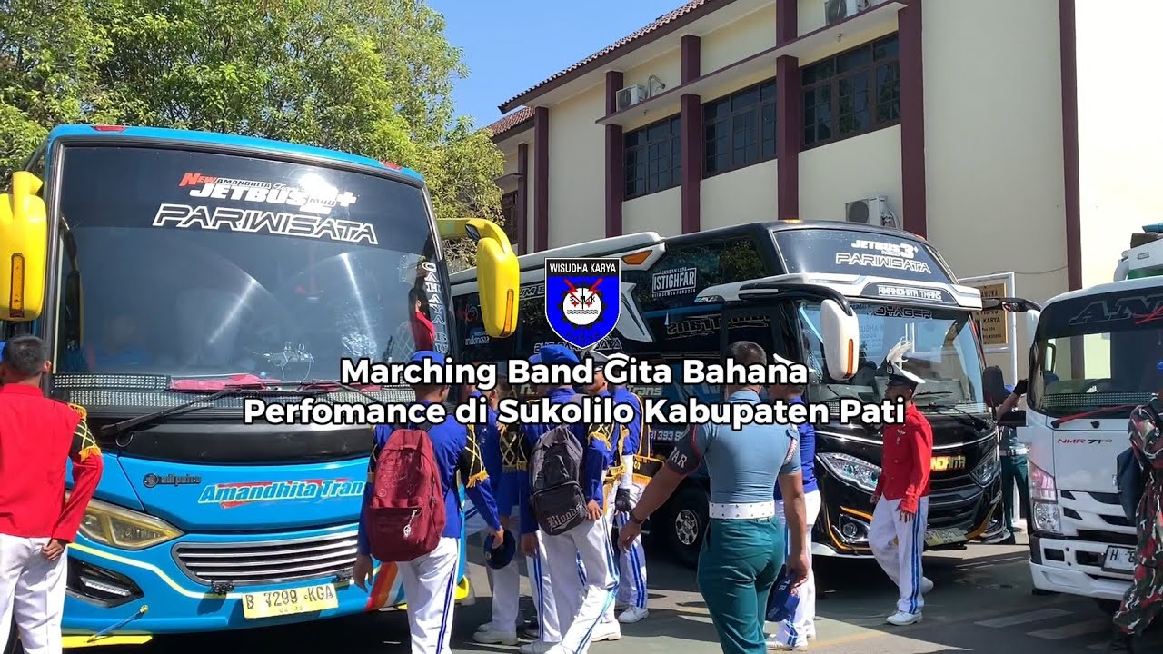 Marching Band Gita Bahana Performance di Sukolilo Pati || SMK Wisudha Karya Kudus