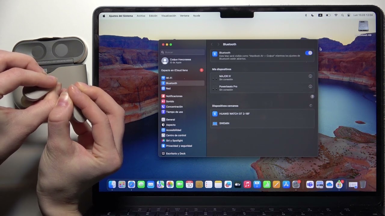 Cómo emparejar los SONY WF-1000XM3 con un MacBook