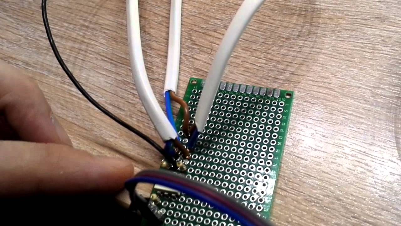 Arduino Pro Mini + BTA16 + MOC 3061 AC Dimmer