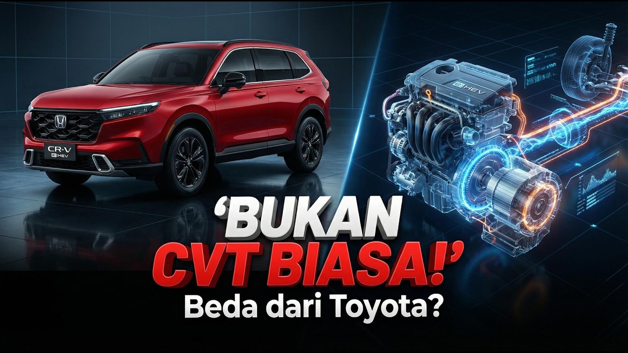 Cara Kerja Honda e:HEV & e‑CVT – CR‑V & HR‑V Hybrid Bukan CVT Biasa!