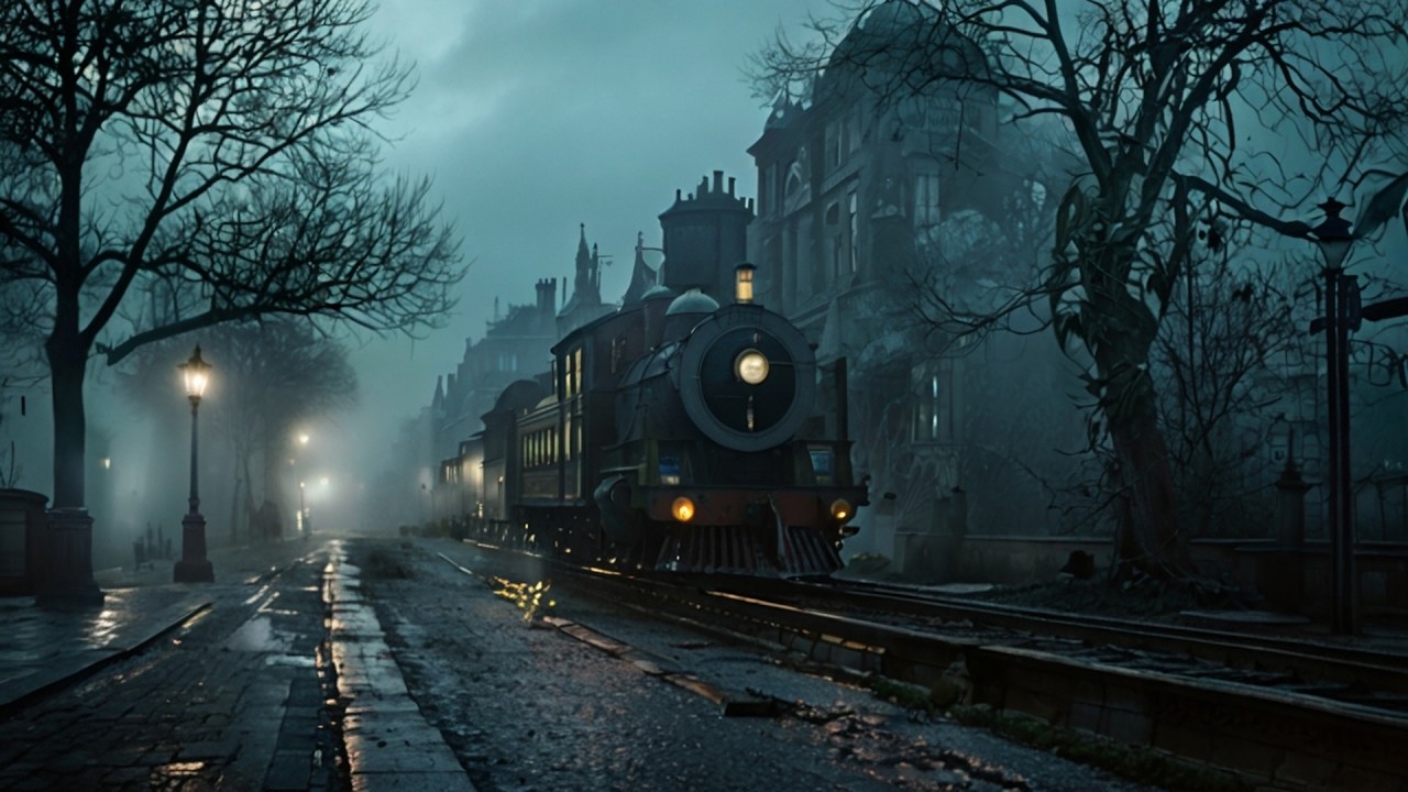 Rainy Night Train — Sad Melancholic Piano Music for Dreaming, Studying & Reflection | Dark Academia