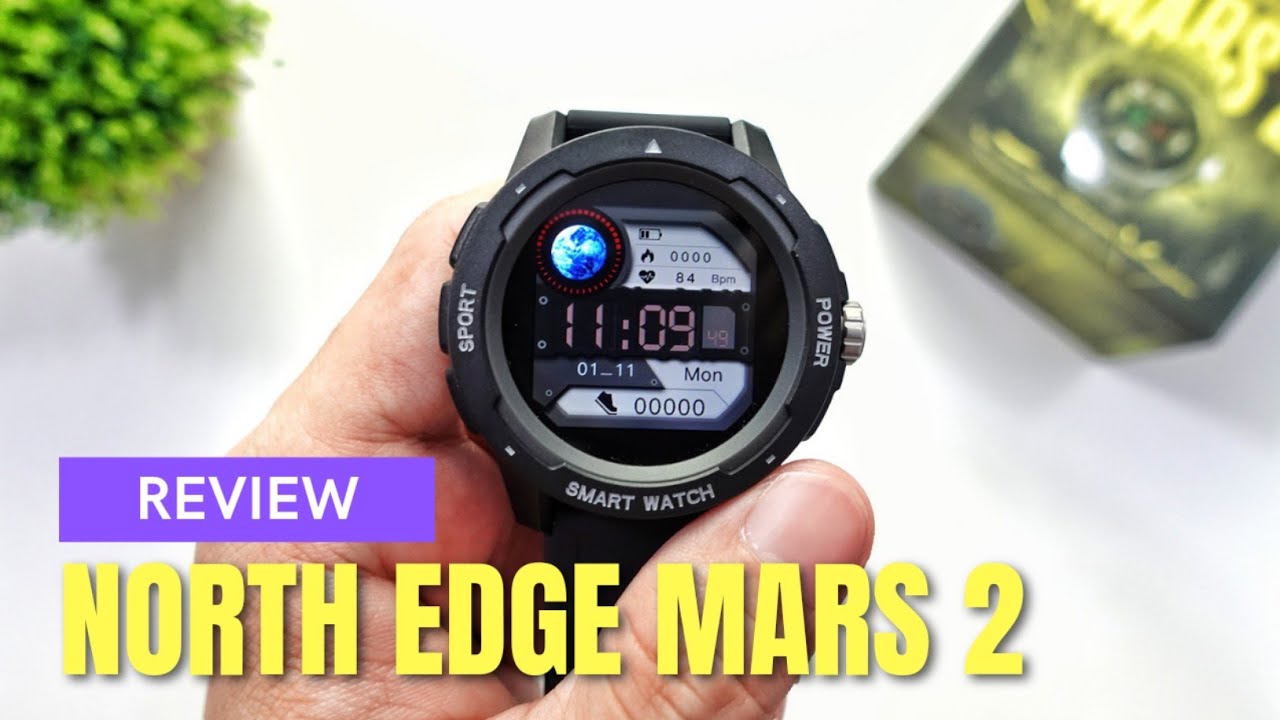 SMARTWATCH OUTDOOR SPORT MURAH - NORTH EDGE MARS 2