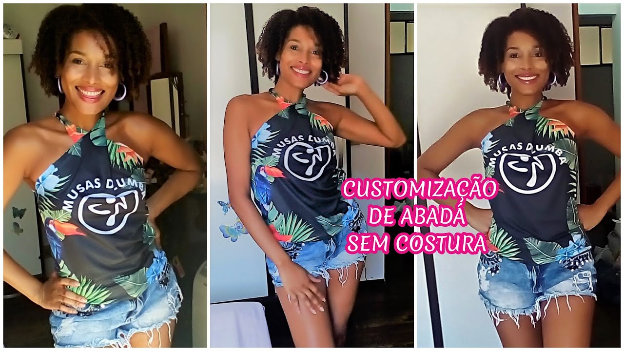 CUSTOMIZAÇÃO DE ABADÁ FÁCIL E SEM COSTURA - CARNAVAL 2020