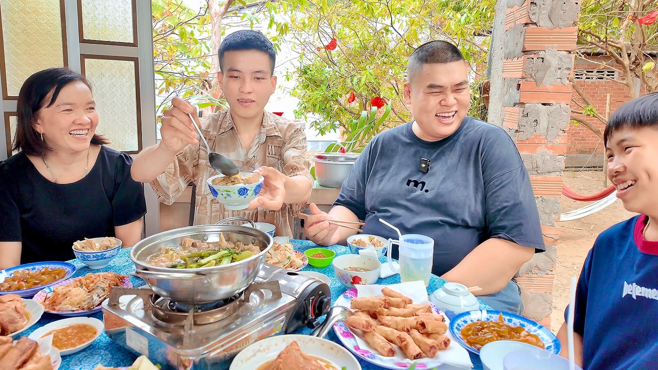 Khai Xuân Đầu Năm Về Bến Tre Ăn Toàn Món Ngon Miền Tây Tại Nhà Em Hoàng Tốc Độ