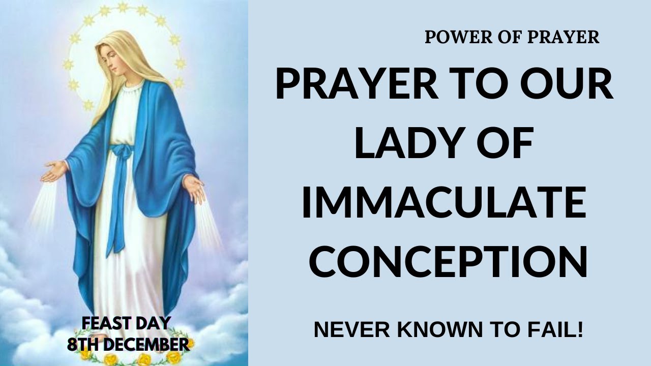 Powerful Prayer To Our Lady Of Immaculate Conception Never Known To Fail... | POWER OF PRAYER