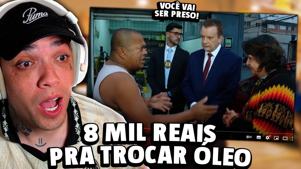 NOIA REAGE: CELSO RUSSOUMANO - Posto de gasolina cobra R$ 8mil para trocar óleo. 