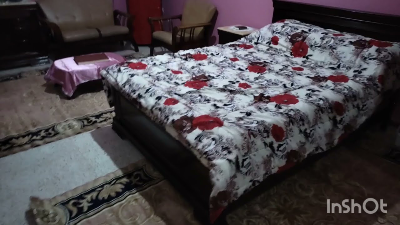 روتين في تنظيف غرفة النوم/ وفرشتها بالموجود