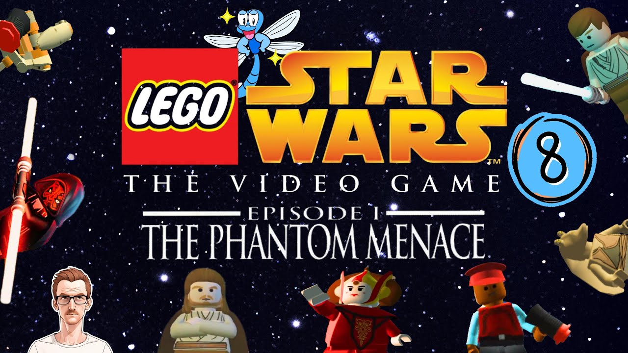 LEGO Star Wars (2005) Episode I - PS2 100% Full Walkthrough No Commentary [Part 8]