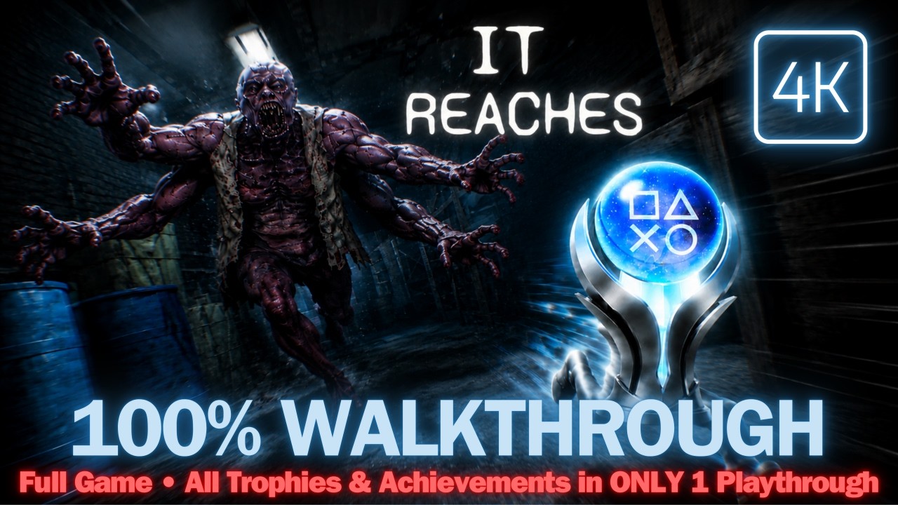 IT REACHES 100% Walkthrough Full Game | All Trophies & Achievements in 1 Playthrough