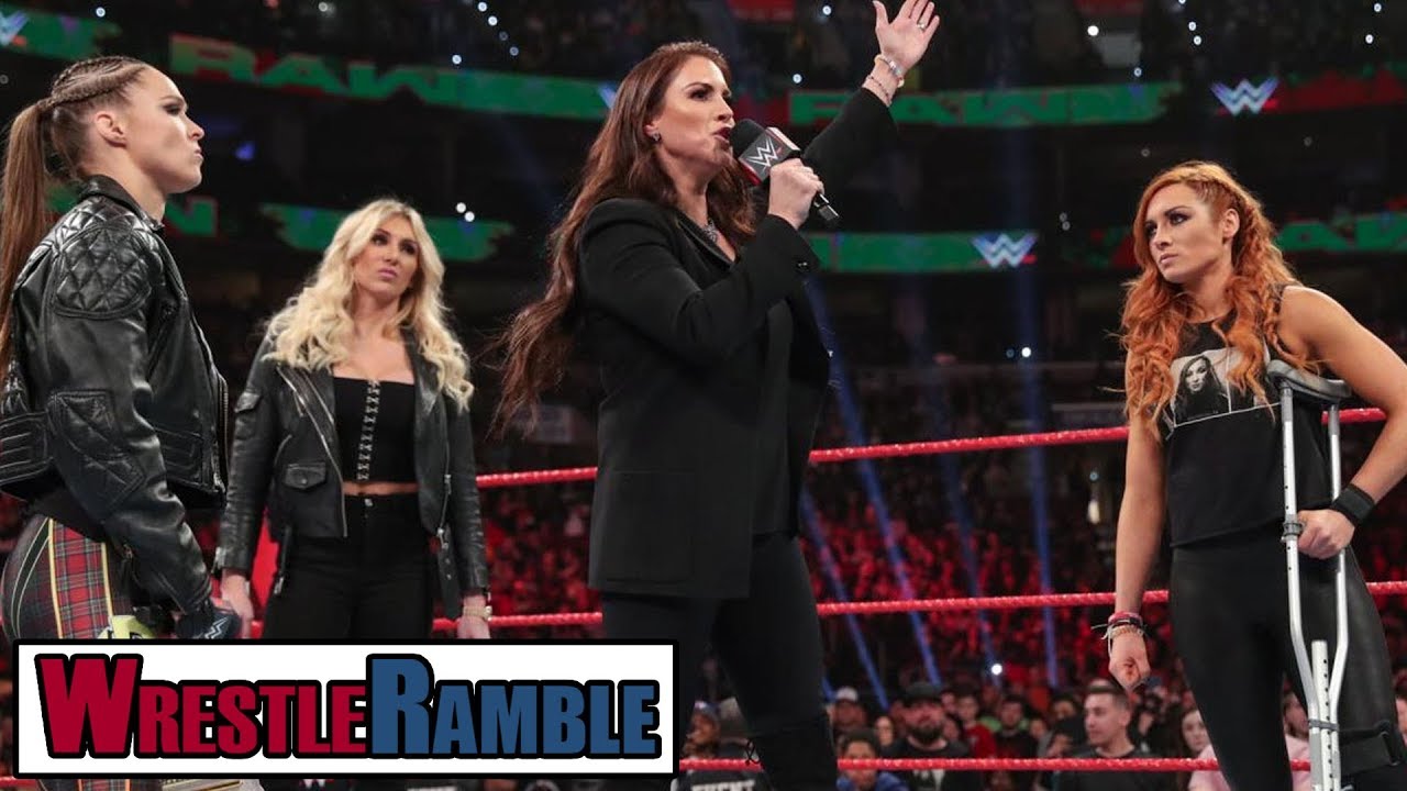WHAT IS GOING ON WITH BECKY LYNCH VS RONDA ROUSEY?! WWE Raw, Mar. 4, 2019 Review | WrestleTalk