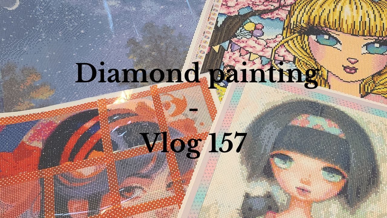 Vlog 157: diamond painting et réponses au tag sur la tournée du Dp 6ème édition