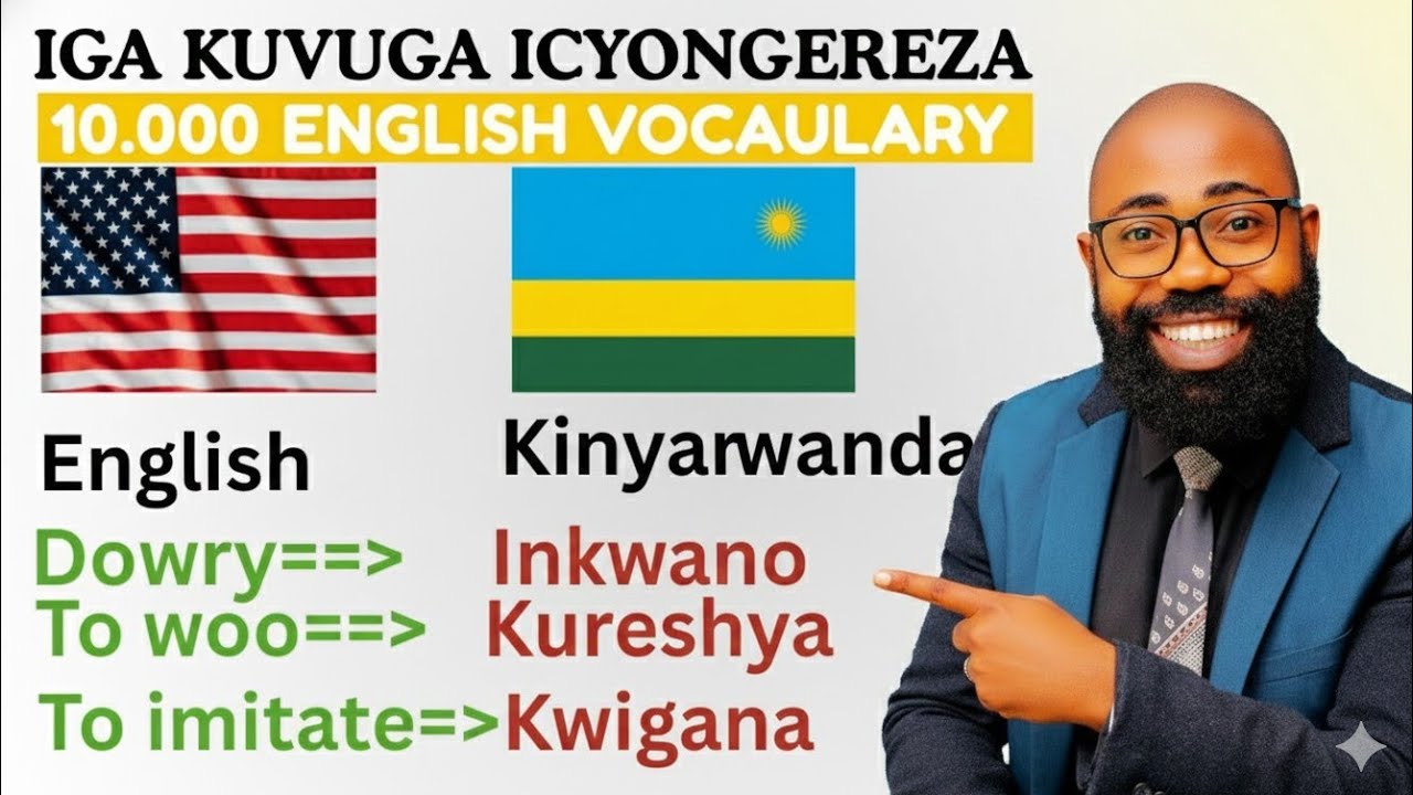 💯L639: Complete English&ndash;Kinyarwanda Vocabulary Masterclass | 4 Hours of Non-Stop Learning!