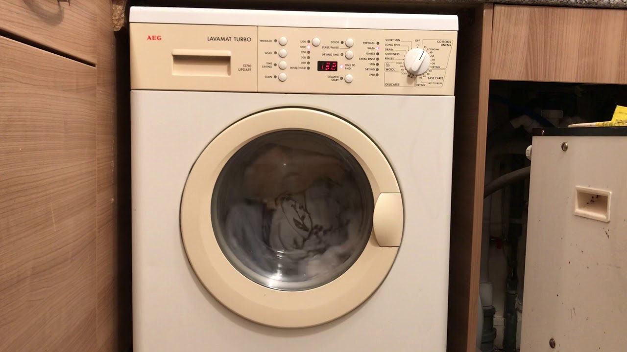 AEG Lavamat Turbo 12710 Update: Cotton 95 No Options 1000