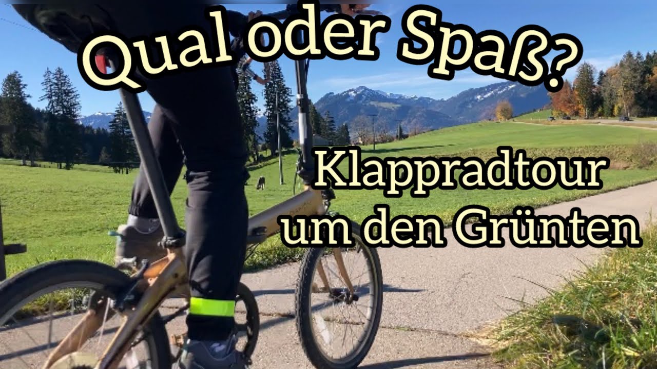 Mit dem Klapprad um den Grünten | Bikepacking Test | die Entdeckung der Langsamkeit