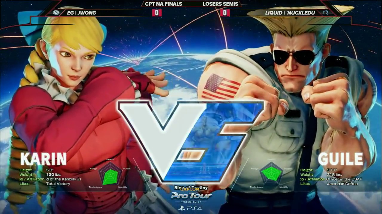 SFV: EG|JWong vs Liquid`NuckleDu  - CPT NA Finals Red Bull Battle Grounds Top 8 - CPT2016