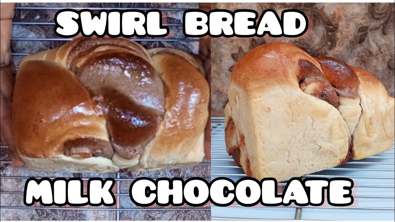 MILK CHOCOLATE SWIRL BREAD RECIPE TASTES SO DELICIOUS #mfalh #bread #swirl #chocolate #milk