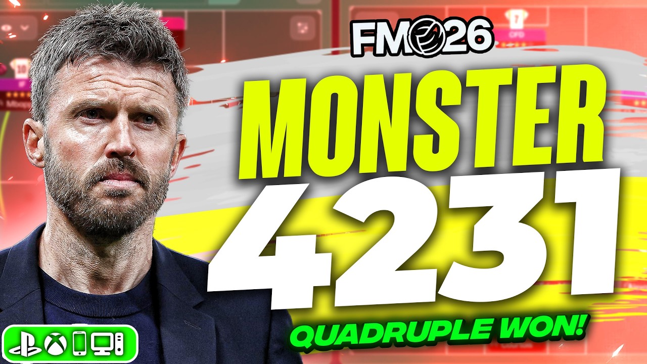 Эта мощнейшая тактика 4-2-3-1 в FM26 принесла четыре очка! (4,2 гола за игру) | Лучшие тактики в ...