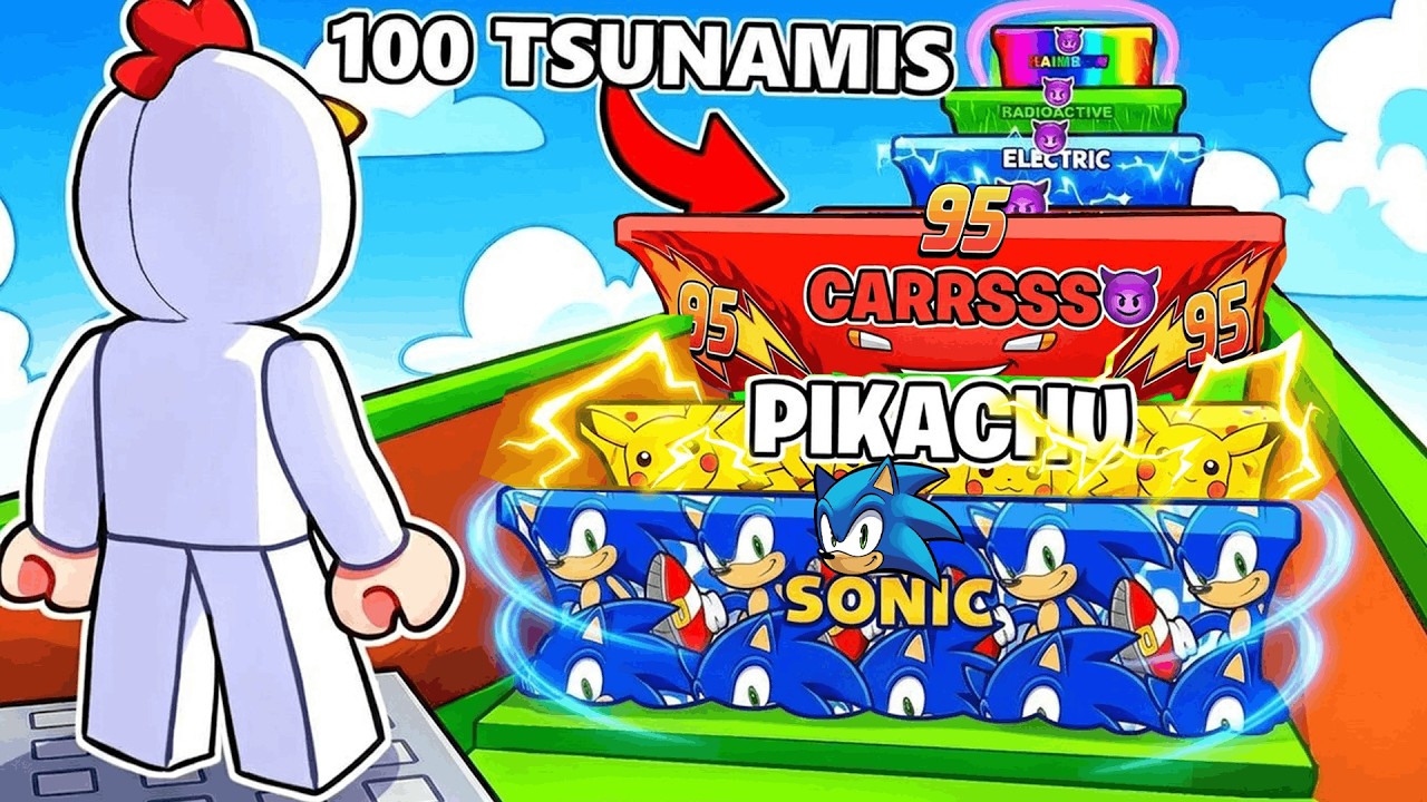 TSUNAMI BRAINROT mais tu peux AMÉLIORER tes TSUNAMIS !