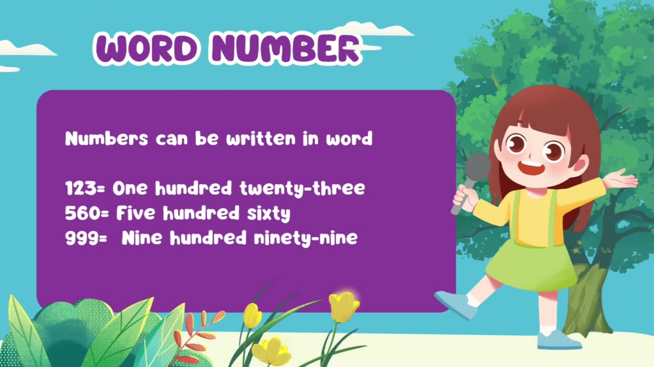 VISUALIZING AND PRESENTING NUMBERS 0-1000