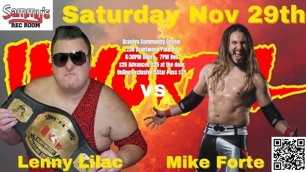 MCW Heavyweight Championship - Lenny Lilac (c) vs Mike Forte
