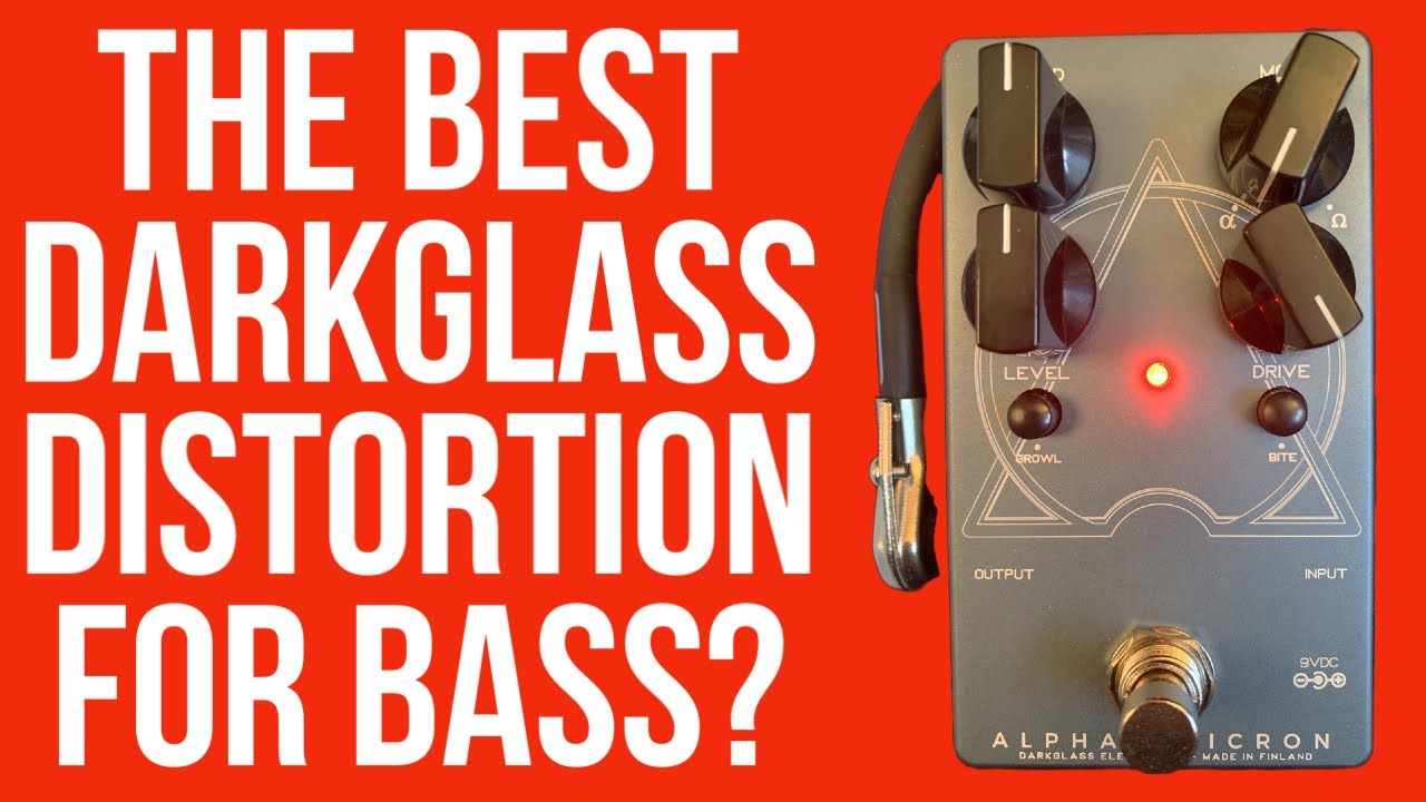 The Best Darkglass Distortion for Bass? Alpha Omicron Bass Pedal Demo
