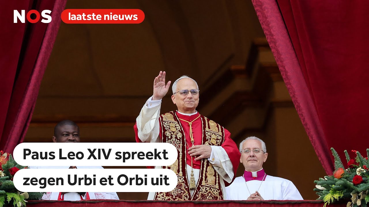 Paus Leo XIV spreekt zegen Urbi et Orbi uit
