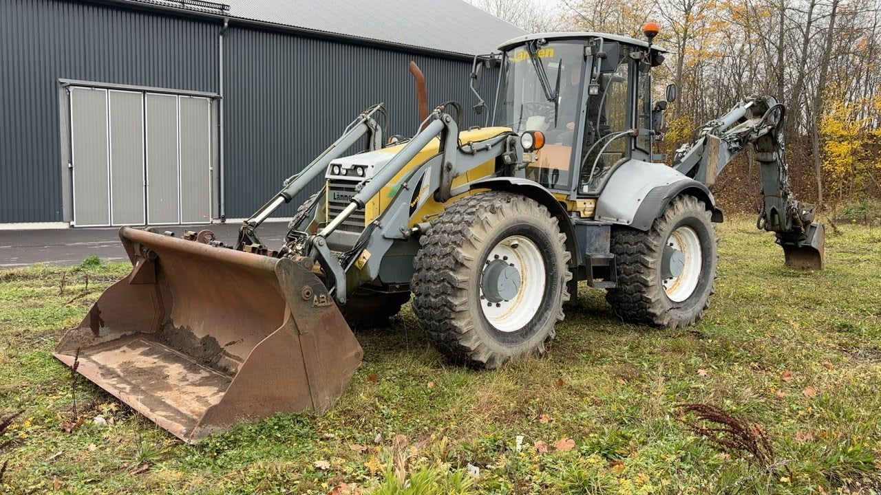 Köp Grävlastare Lännen 8600 EE med tiltrotator och redskap på Klaravik