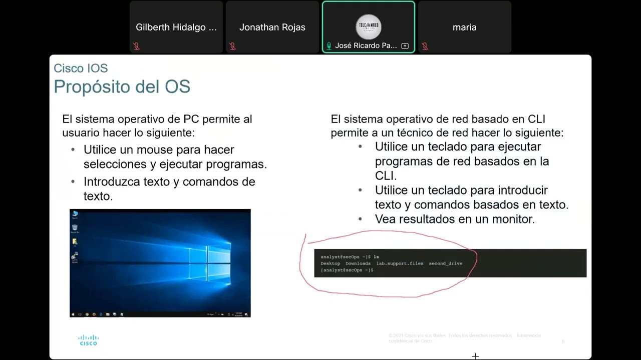Configuración básica del Switch y dispositivo final.