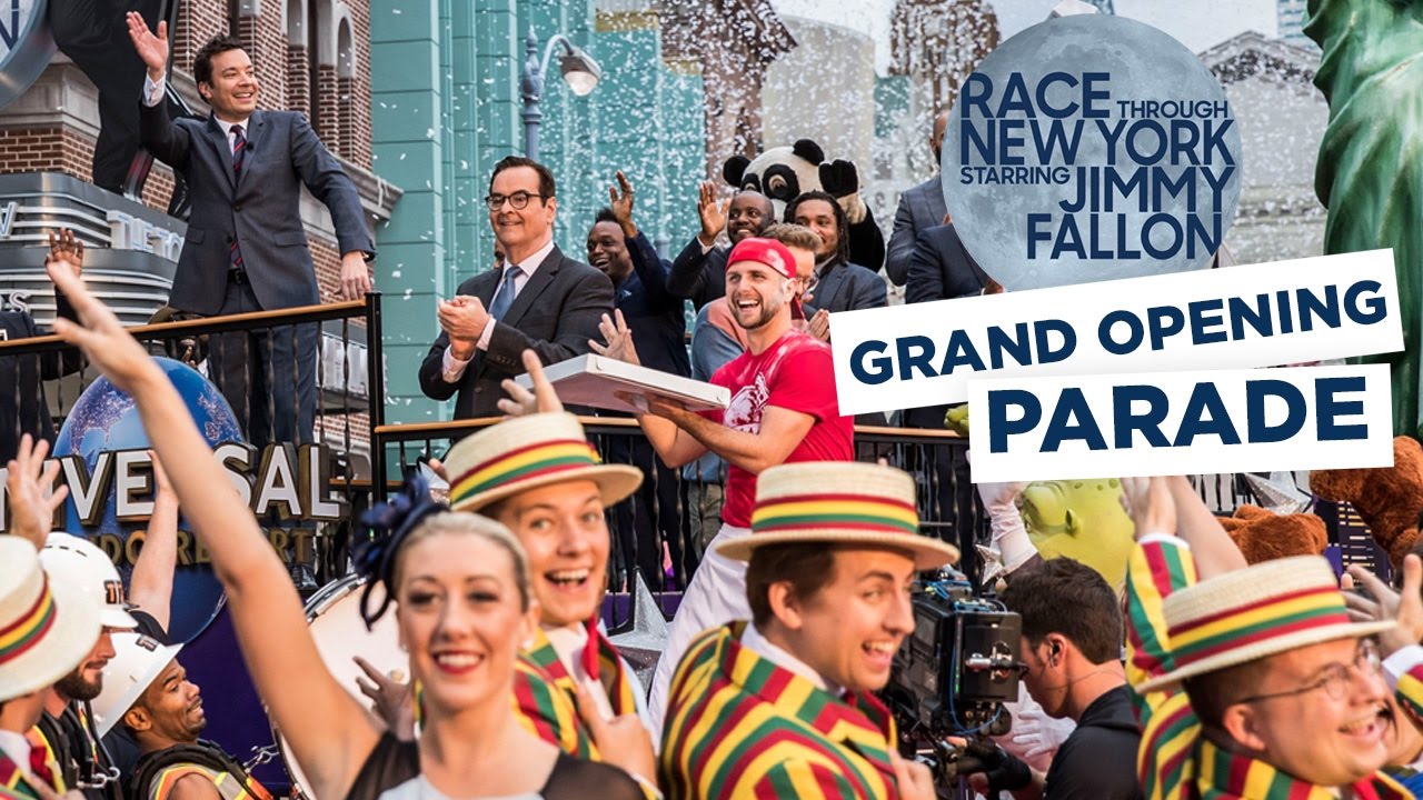 Race Through New York Starring Jimmy Fallon Grand Opening