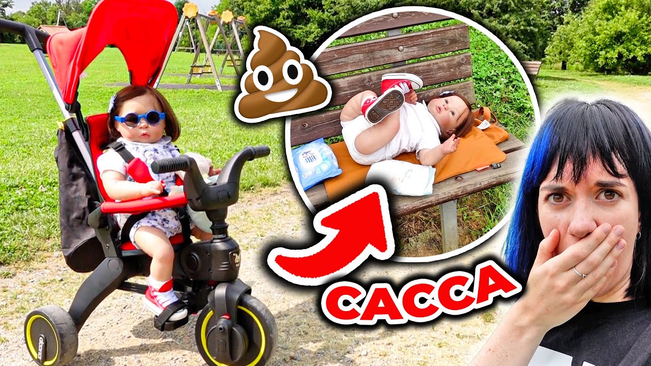 Incidente 💩 cacca al parco con Matilde Reborn Toddler | Giornata da Mamma Reborn