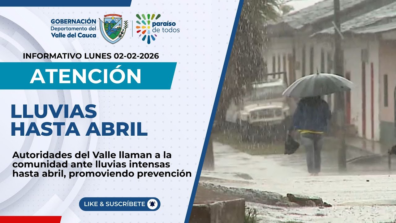 Autoridades hacen llamado a las comunidades ante intensas lluvias que irán hasta abril
