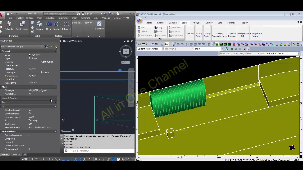 Compartment definition & Tank calibration in Sacs Stability _ Naval architect for All