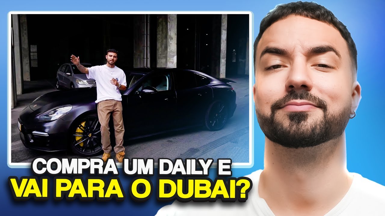 Tiagovski reage a 'COMPREI o meu NOVO CARRO (700CV!) para o dia a dia - Porsche Panamera Turbo S'