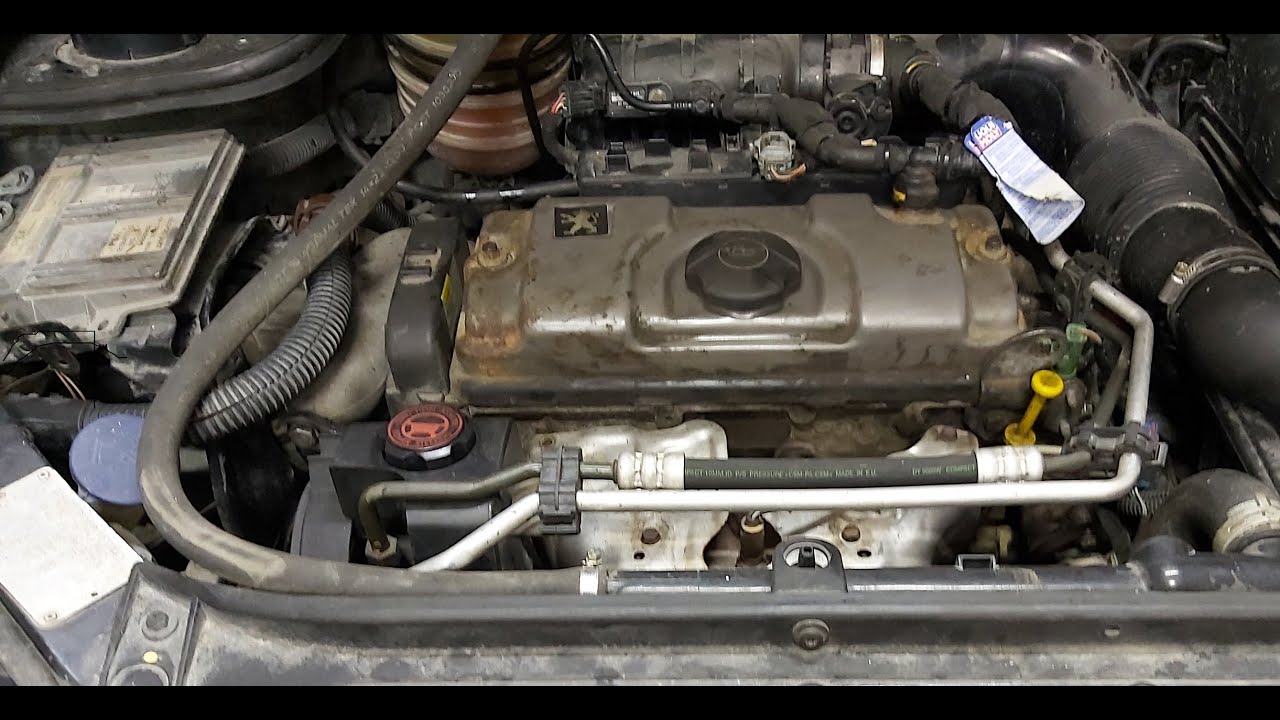 Peugeot 206 с АКПП   - замена двигателя.