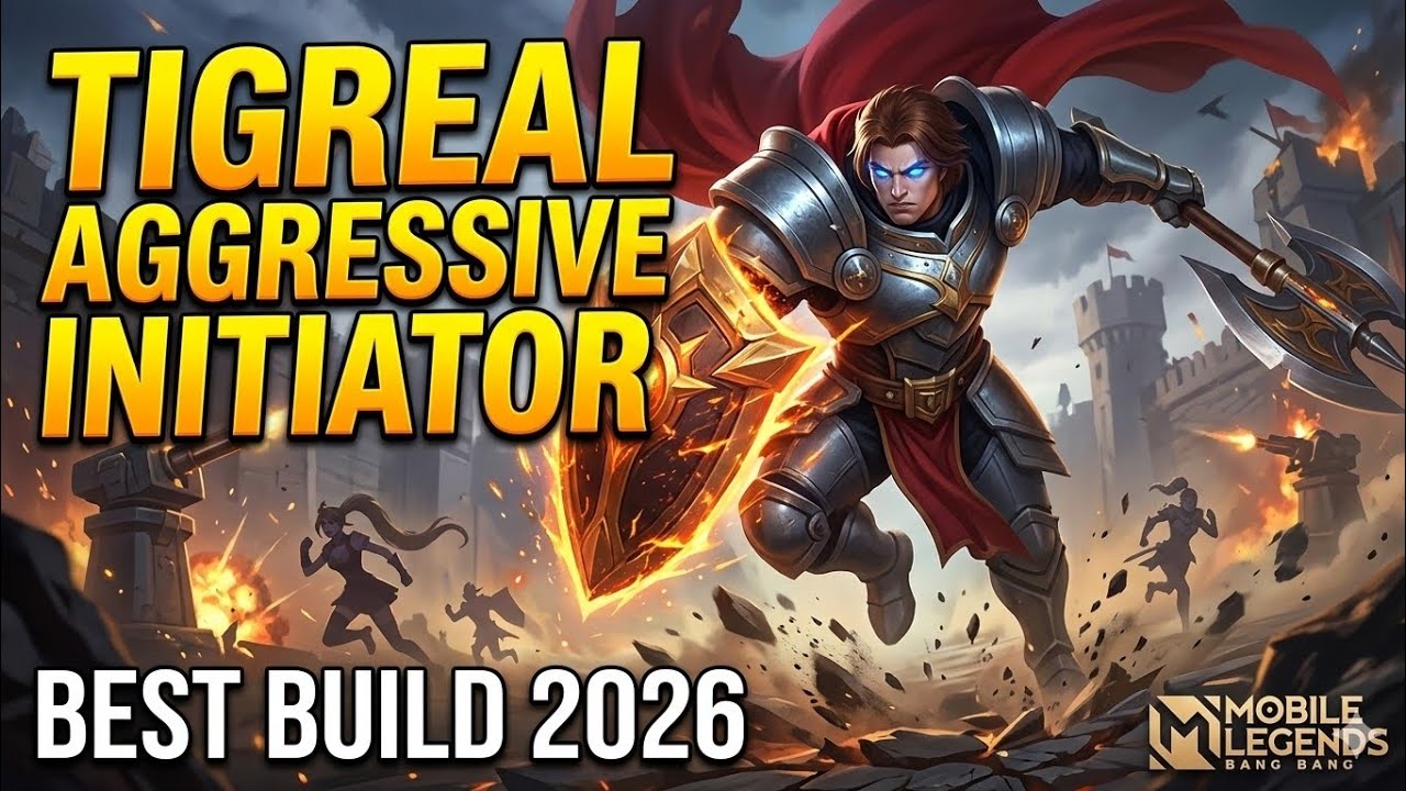 SETUP TIGREAL SOLO RANKED | BUILD TOP 1 GLOBAL TIGREAL | BEST GAMEPLAY TIGREAL 2026 | MLBB