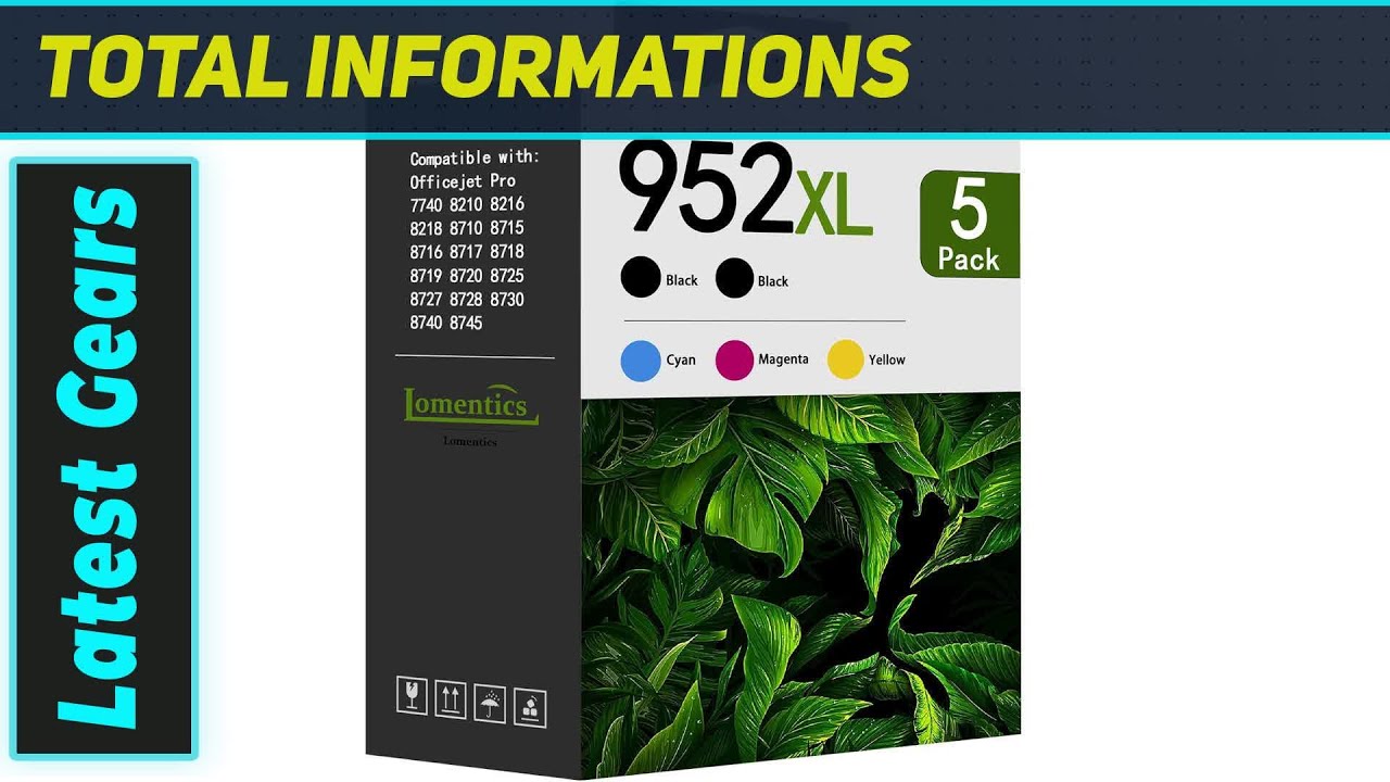 Best 952XL Ink for HP OfficeJet Pro: LOMENTICS High-Yield Cartridges!
