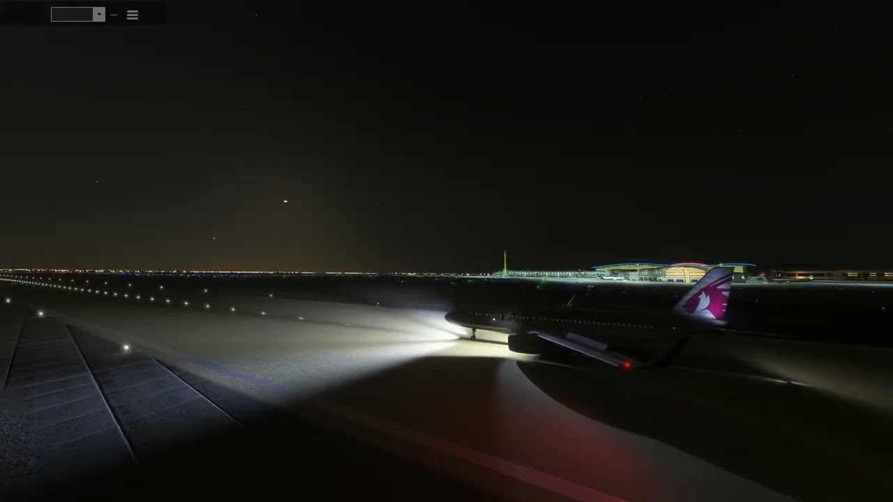 Preparing To Landing At Seeb Int. Airport MUSCAT OMAN By Fenix A320 MSFS2024 