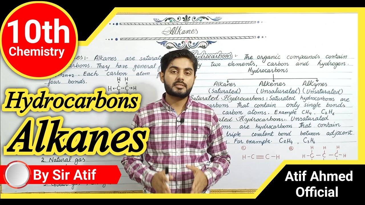 Alkanes | 10th class chemistry chapter 12  Hydrocarbons | saturated and unsaturated Hydrocarbons