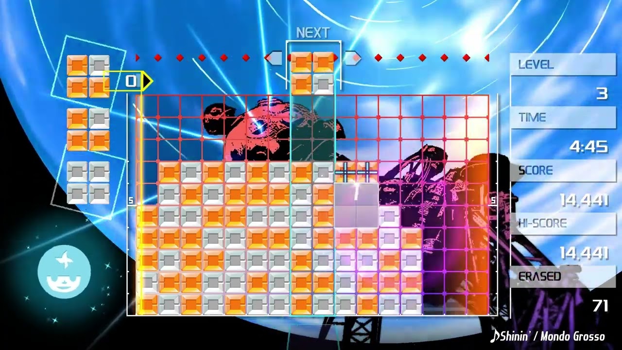 Lumines remastered Pc gaming first play 2026
