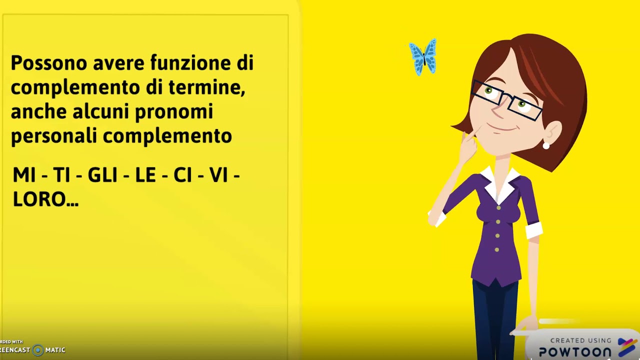 Il complemento di termine