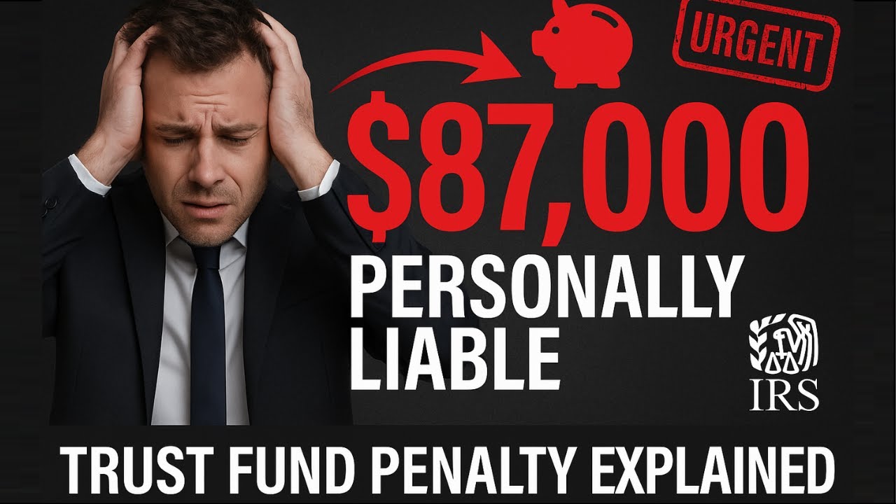 Trust Fund Recovery Penalty: IRS Holds YOU Personally Liable for Business Payroll Taxes