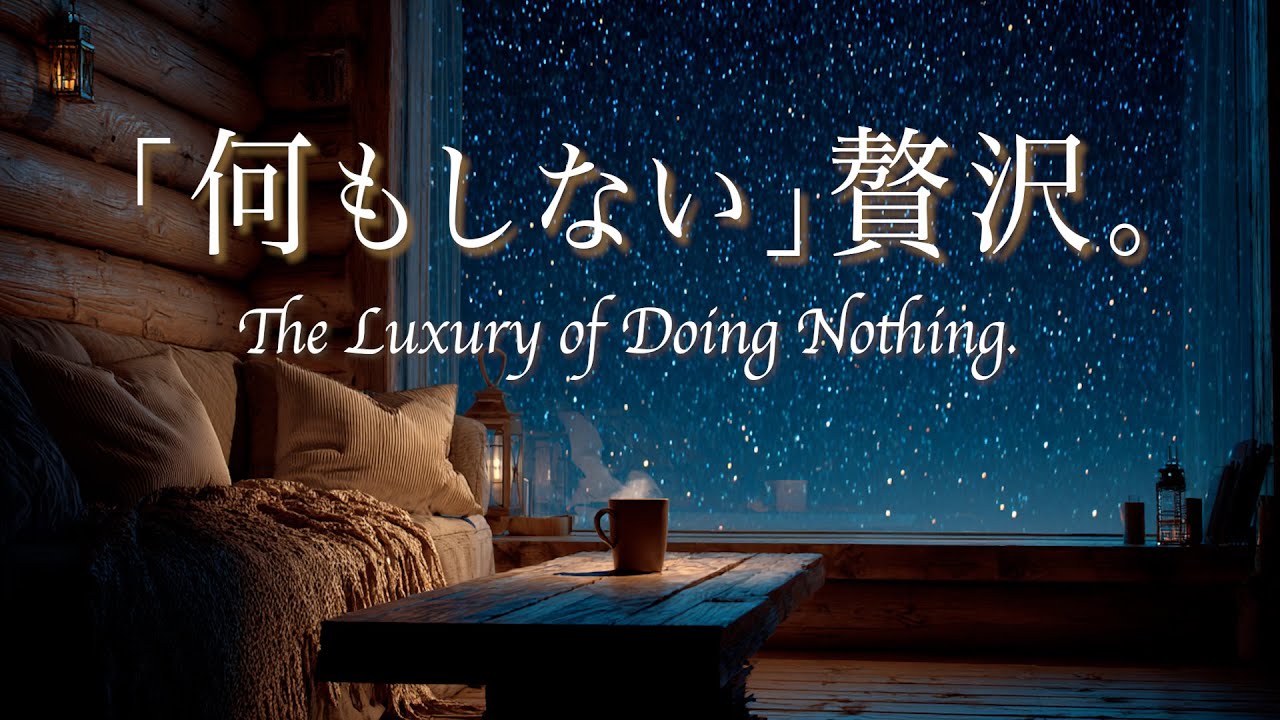 【夜のリラックスBGM】日の終わりに「心の余白」を。何もしない贅沢を | 