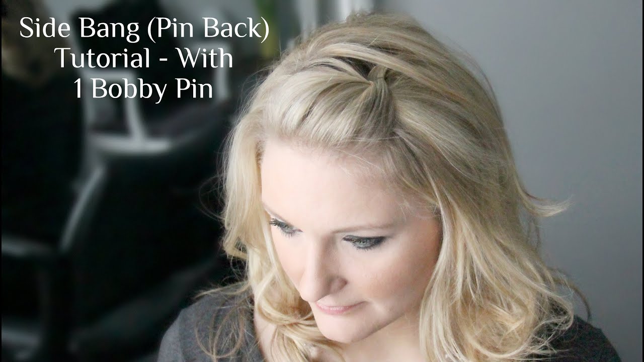 Side Bang Pin Back Poof