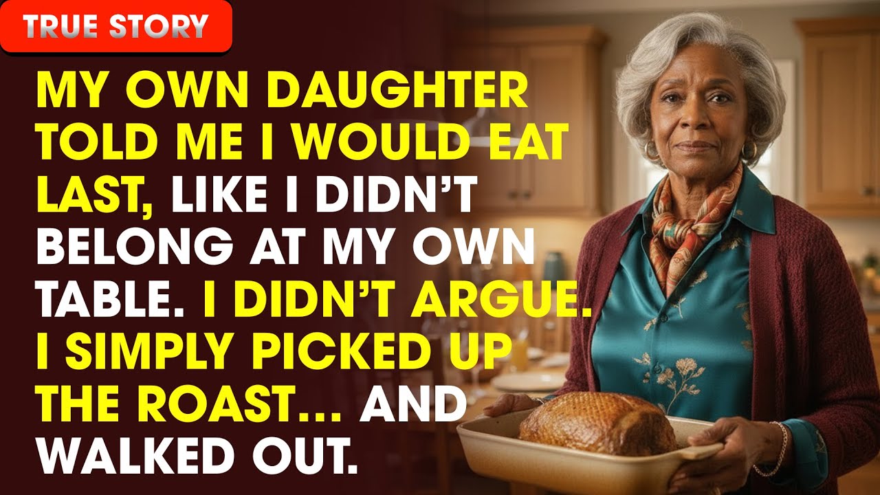 My Daughter Said, “You’ll Eat After Everyone Else.” I Walked Out With The Roast.